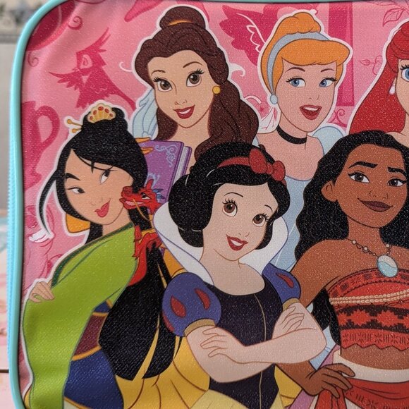 Disney Princesses Lunch Bag Measures 10" x 8" x 3" - Picture 2 of 3